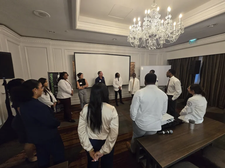 Leader practicing composure under pressure in Joe Hammer's Arizona improv training session